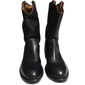 Double HH Boots Mens Sz 9 D Steel Toe Motorcycle Work Cowboy Wellington …